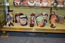 Royal Doulton character jugs and figures.