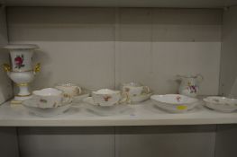 Meissen cups and saucers etc.