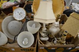 Various light fittings etc.