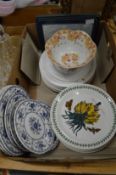 Port Meirion and other plates etc.
