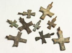 TWO ROMAN CROSSES. 1.5ins long.