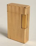 A DUPONT GILT LIGHTER NO. 2753CS