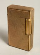 A DUPONT GILT LIGHTER. No. 84213