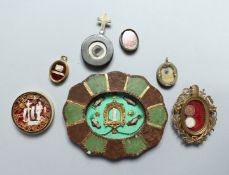 SEVEN SMALL RELIQUARIES