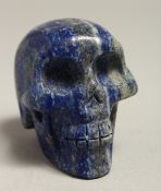 A SMALL LAPIS SKULL. 2ins