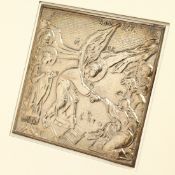 A LALAOUNIS SILVER PLAQUE in an white card.