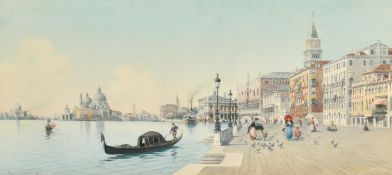 David Roberts (1796-1864) British, A view of Venice, watercolour, signed and dated 1861, Hay and