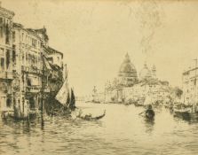W.H. Sweet, A set of four prints of Venice, signed in pencil, each 5.5
