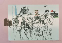 Feliks Topolski (1907-1989) Polish, A pair of prints both numbered 54/150 and signed in pencil, each