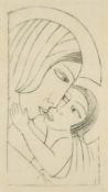 Eric Gill (1882-1940) British, Madonna and child, 2