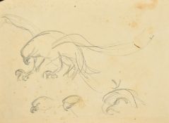 Stella Shawzin (b.1923) South Africa, a drawing and four prints, from 9