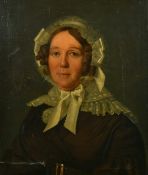 Valentini, Circa 1839, a pair of portraits of Georges and Marie Caroline Hoblot, oil on canvas,