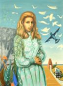 G.H.F. de Goya von Gerendassy (20th Century) 'Commemoration of the wedding', oil on board, signed,