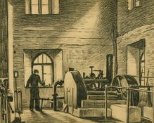 Ethelbert White (1891-1972) British, 'Netley Mill', a pencil study, signed and inscribed, 7