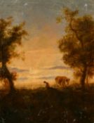 Lorenz Maas (19th Century) German, a study of a lady holding a book, oil on canvas, 10