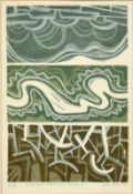 Roger Smith (1932-2004) British, ' Vertical space, Western Isles -land, sea, air', a print, numbered