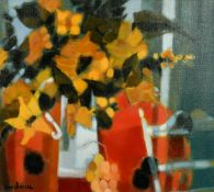 Jacqueline Andrieu (20/21st Century) French, A still life of flowers, oil on canvas, signed, 18