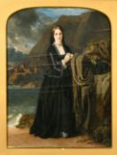 Robert Thorburn (1815-1885) British, 'The Marchioness of Stafford', A portrait of a lady,