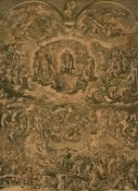 Gaultier after Michaelangelo, the last judgment, engraving, 12.25