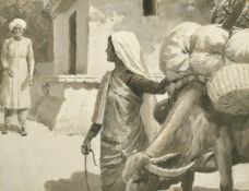 Percy Tarrant (1855-1934) British, 'Kindhearted Person', oil on board, 4.75