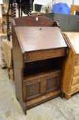 A small oak bureau.