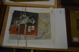 Unframed prints etc.