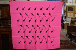 A Balenciaga silk scarf.