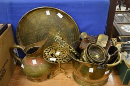 Copper and brassware.