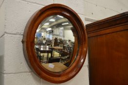A modern convex mirror.