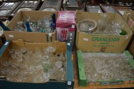 A large quantity of household and decorative glassware.
