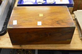 A walnut writing slope.