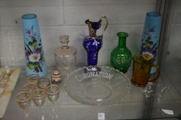 Decorative glassware.