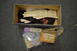 Kid leather gloves etc.