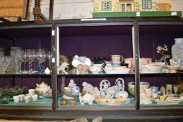 A large quantity of household and decorative china and glass.