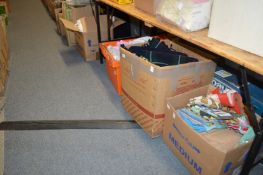 A large quantity of household linen.