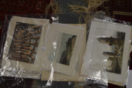 A quantity of unframed prints / engravings by or after William Daniell and others.
