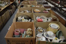 A large quantity of household and decorative china.