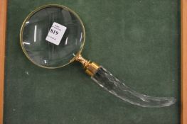 A magnifying glass.