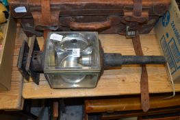 An old coaching lamp.