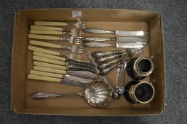 Trophy cups, flatware.