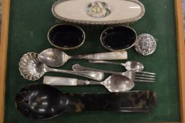 Silver and other items.