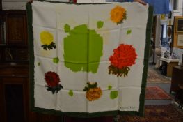 A Christian Dior silk scarf.