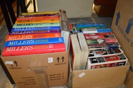A quantity of Miller's and other antique guide books.
