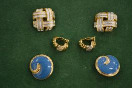 Decorative ear clips.