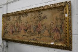 A machine embroidered picture.