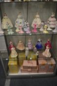 A large collection of Coalport figurines etc., some boxed.