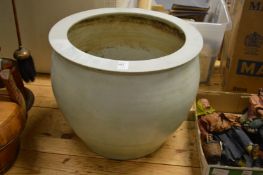 A large Chinese jardiniere.