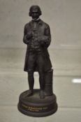 A small basalt model of Josiah Wedgwood.