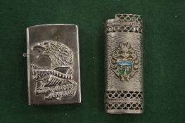 A lighter and another item.