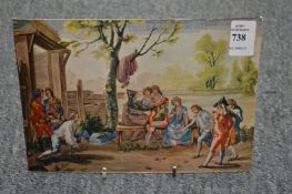 A decorative plaque.